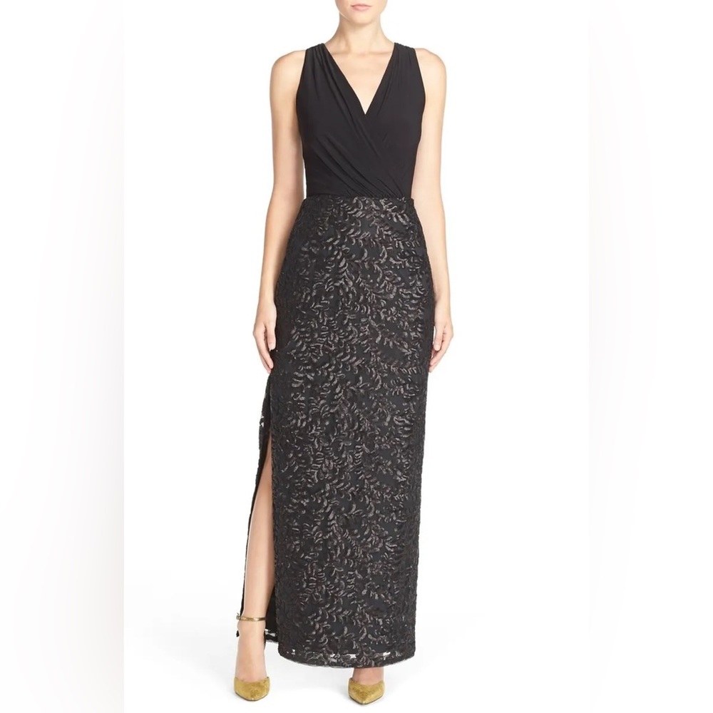 Aidan Mattox black formal dress